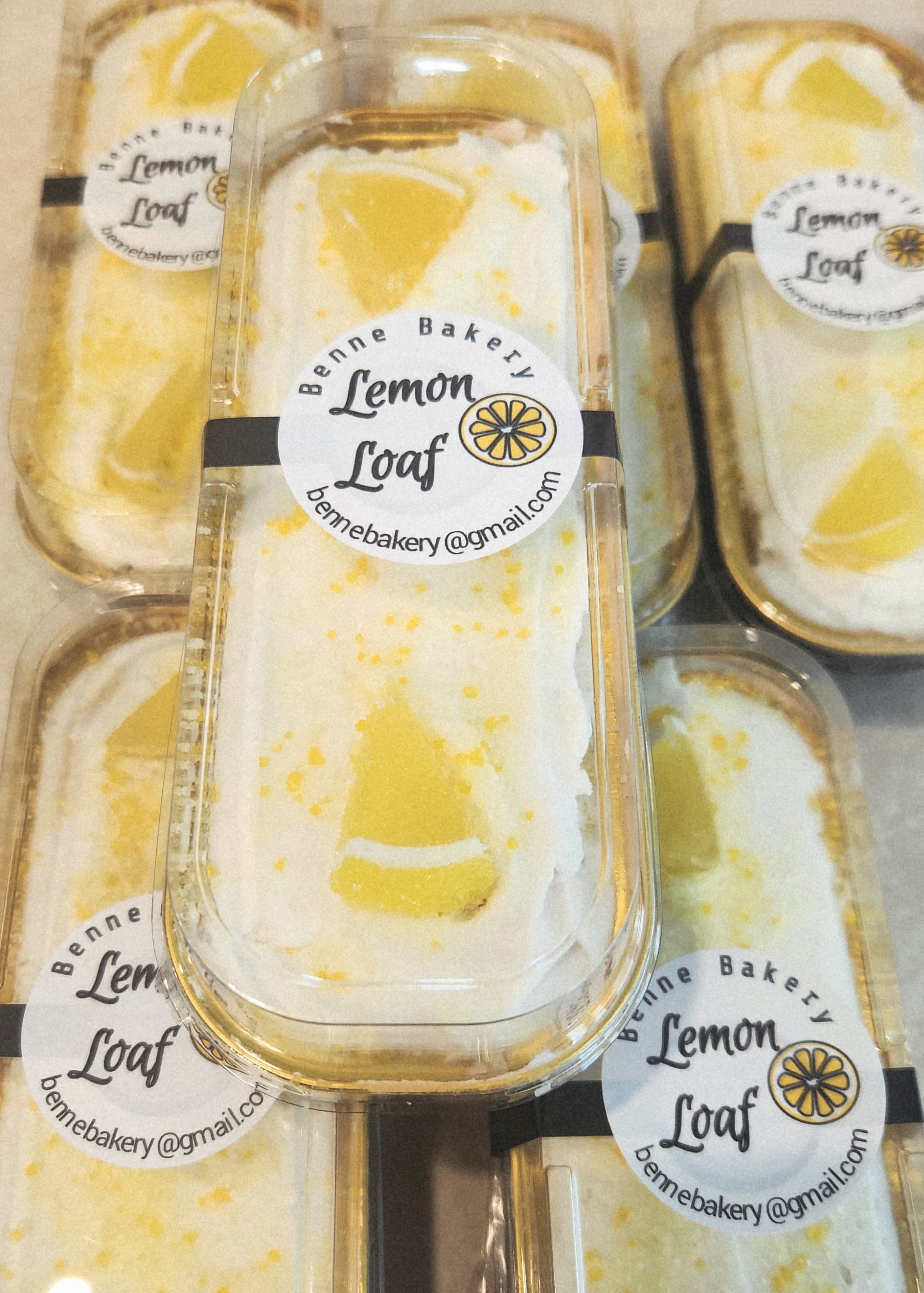 Lemon loaf mini cakes